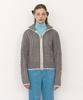 Rolarola Twoway Cable Zipup Knit Gray