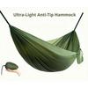 Camping Hammock Lightweight,Portable Hammocks Parachute Hammock with Two Tree Straps, Single or Double Travel Swing Nylon Camp Hammocks