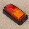 2pcs 10V-30V 8-LED Red & Amber Side Marker Light Clearance Lamp Universal for Car SUV Van Lorry RV Bus Boat Trailer Truck