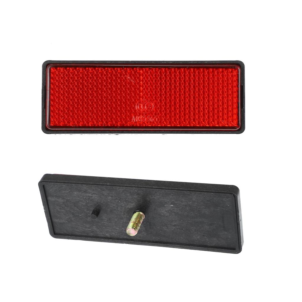 uxcell Reflector Warning Reflector Reflective Cover for Motorcycles Plastic Screw-in Red M5x0.8 Pack of 4