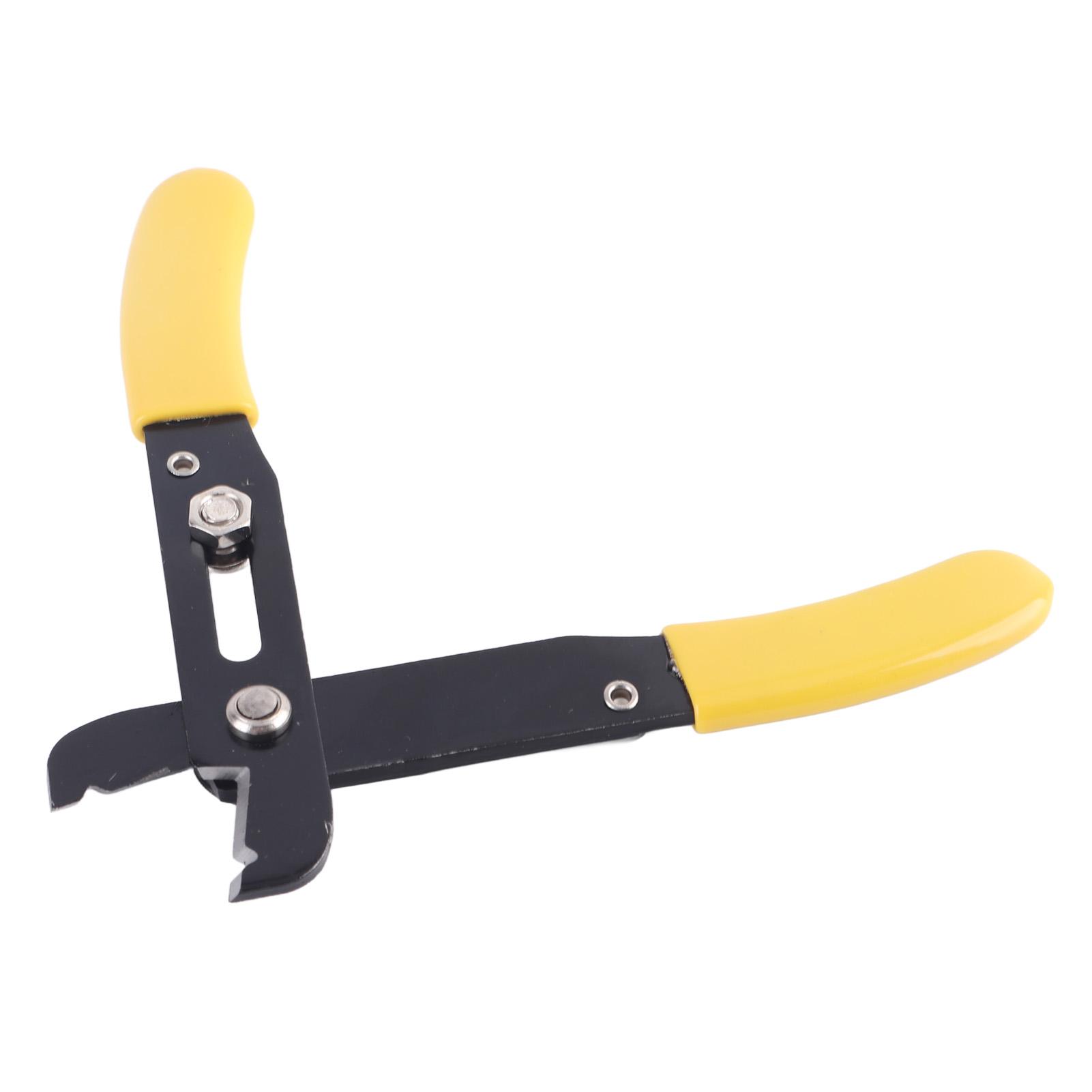 

5 Inch Wire Strippers Efficient Adjustable Wire Cutting Pliers Rubber Handle Wire Cutting Stripping Tool for Home