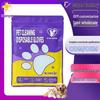 Pet Antibacterial Deodorant Bathing Glove - Disposable, Five-Finger Design for Cats & Dogs