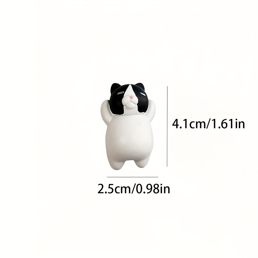 10pcs DIY Refrigerator Magnet Accessories,  Large Assorted Kitten, 4.1*2.5cm, ForPhone Case, Refrigerator, DIY (Without Magnets)