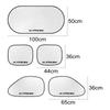 5PCS Car Window Sunshade Cover Folded Sunshield Auto Interior Accessories For Ssangyong Korando Kyron Musso Rexton Tivoli Actyon