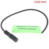 18650 Dummy Cell Battery Housing 0V Adapter Tube 5.5x2.1mm/5.5x2.5mm Port for Battery Capacity Testing