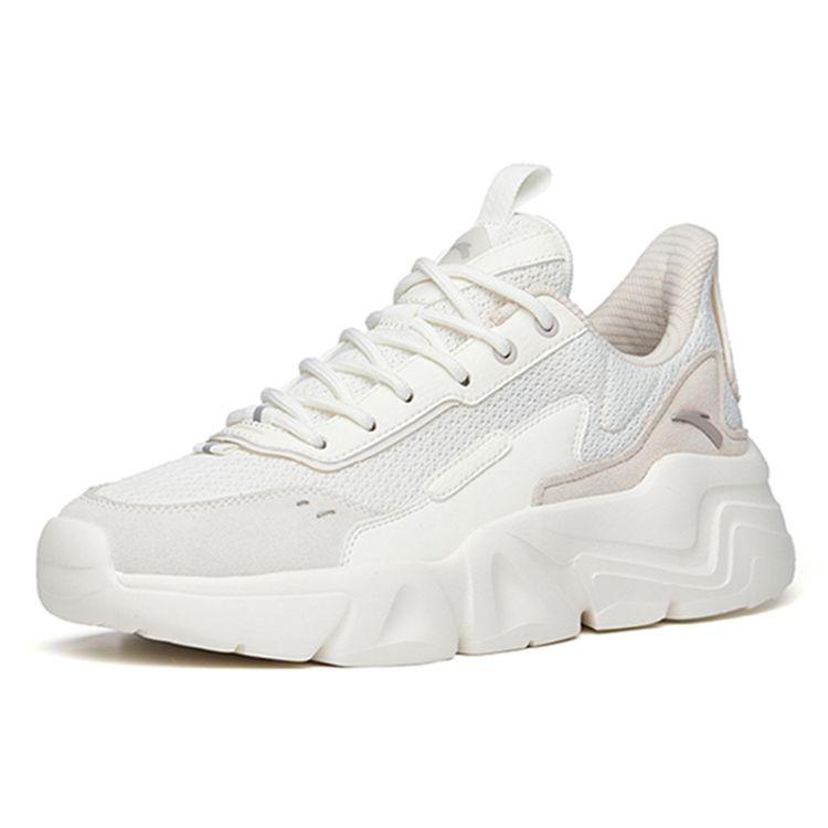 Anta Versatile Sports Casual Shoes Low Top Men Sneakers White Gray 912218823-1