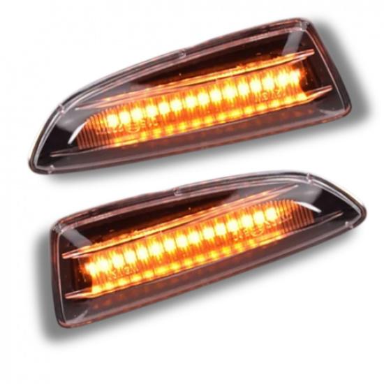Vauxhall Astra K Side Indicators Set LED Dynamic Chrome 16-21 Repeater Pair