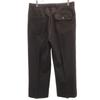 Prada Made In Italy Piping Wool Slacks Pants 46 Brown Men's Used