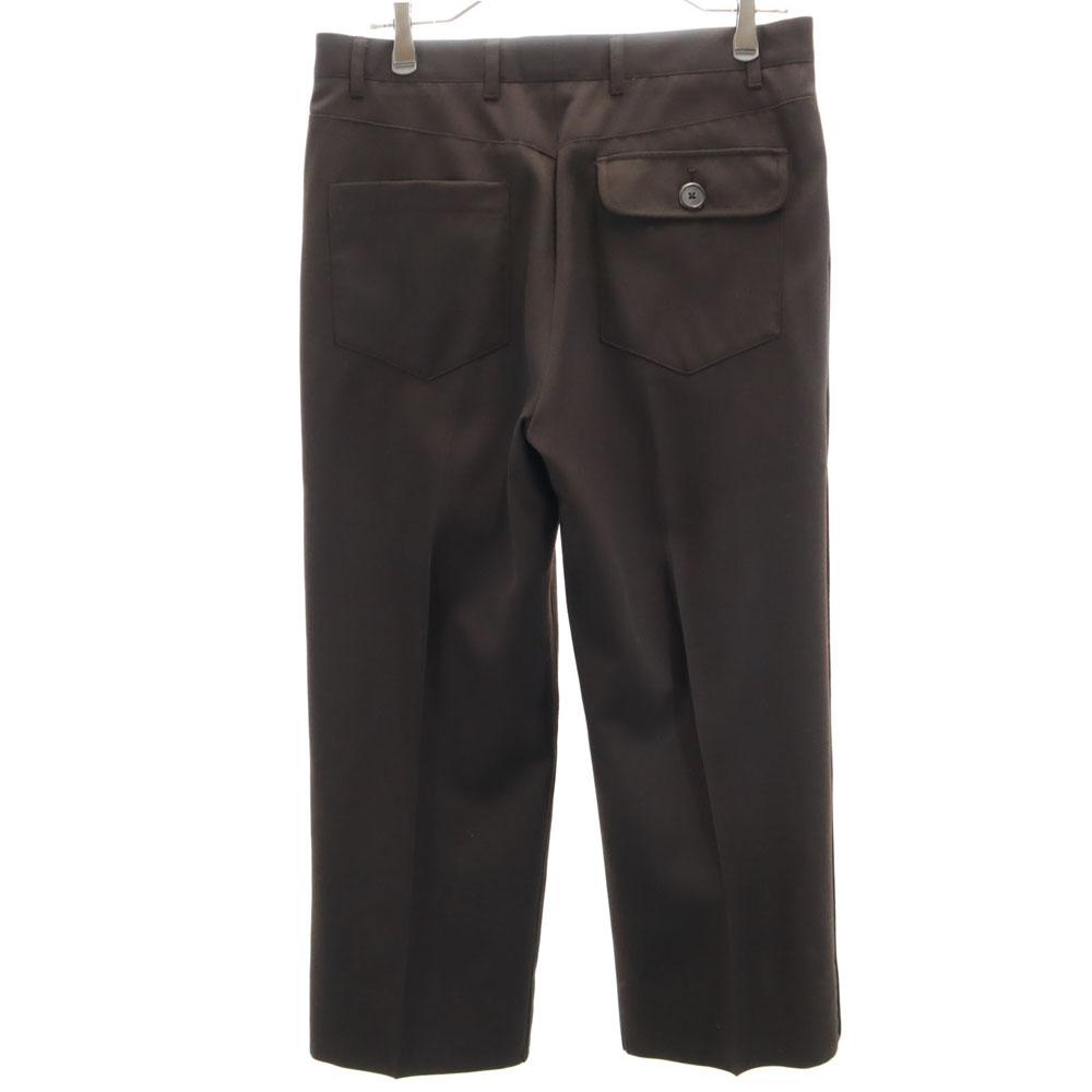 PRADA made in Italy Piping wool Slacks pants 46 Brown Men's Used