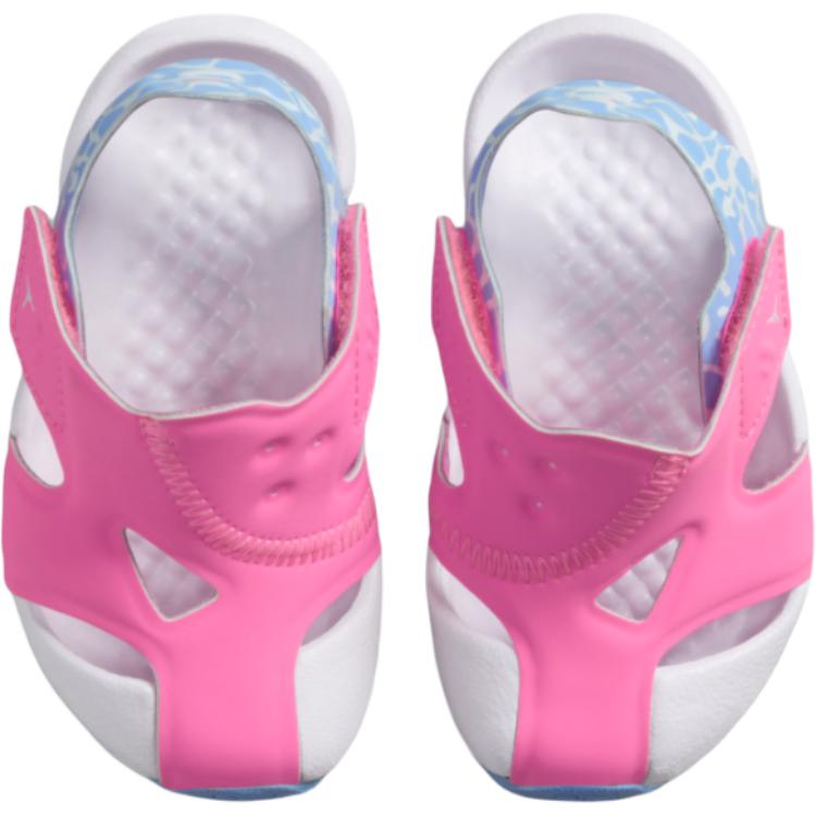 Jordan Flare TD Pink Blue White Toddler Sandals CI7850-604