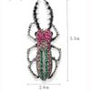 Fashion Rhinestone Retro Beetles Brooches For Women Clothing Coat Jewelry Accessries Gifts