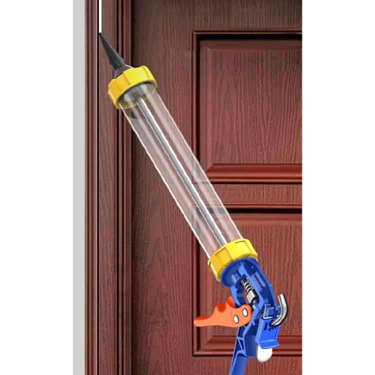 Drip Frees Caulk Guns with Ergonomic Steel Handle,Manual Glass Glues Applicator Universal Pressing Glues Guns