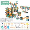 Color Window Ball Track Building Block Large Particle Building Block Slide Ball Assembly Track Children'S Toy