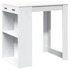Bartisch White 102x70x103.5 cm Particleboard