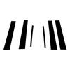 6Pcs Glossy Black Pillar Posts Covers Door Window Trim For Acura TSX 2009-2014