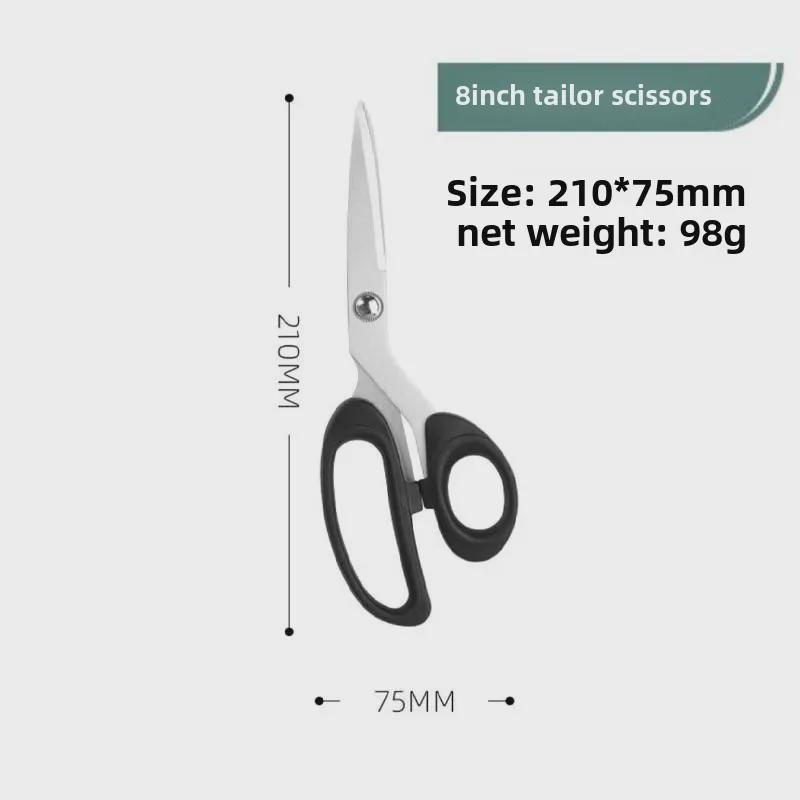 12-Inch Professional Tailor Scissors: Sharp Stainless Steel Cloth Scissors for Household Use