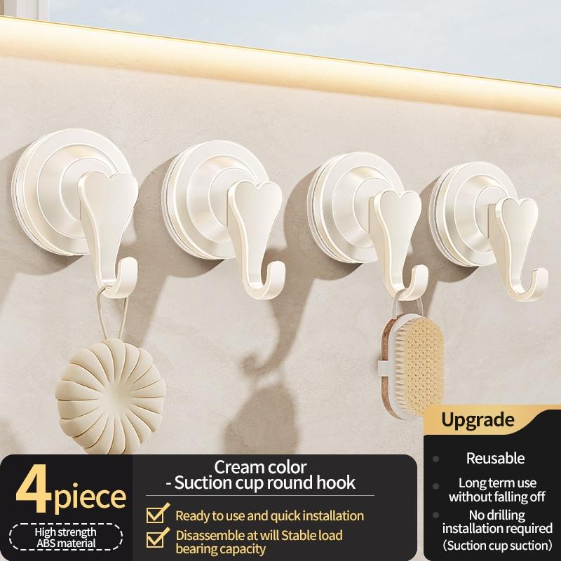 No Need To Drill Suction Cup Door Coat Hook Adhesive Hooks Row Hook, Key hook, Kitchen Hook, Storage Rack Clothes Hook