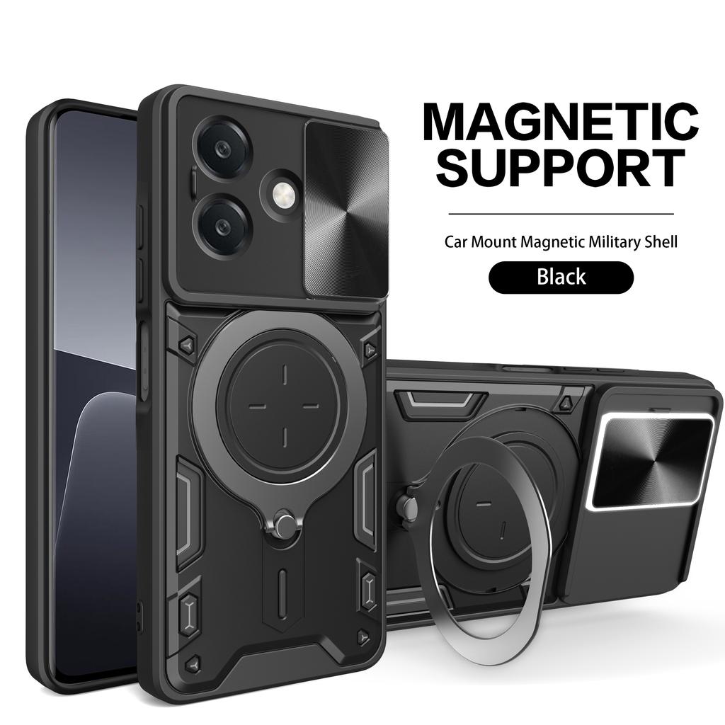 Protective Cover For OPPO A40 A40M A60 A80 5G A3 Pro A3x Case Ring Stand Holder Lens Protection Shockproof Fundas Coque Capa