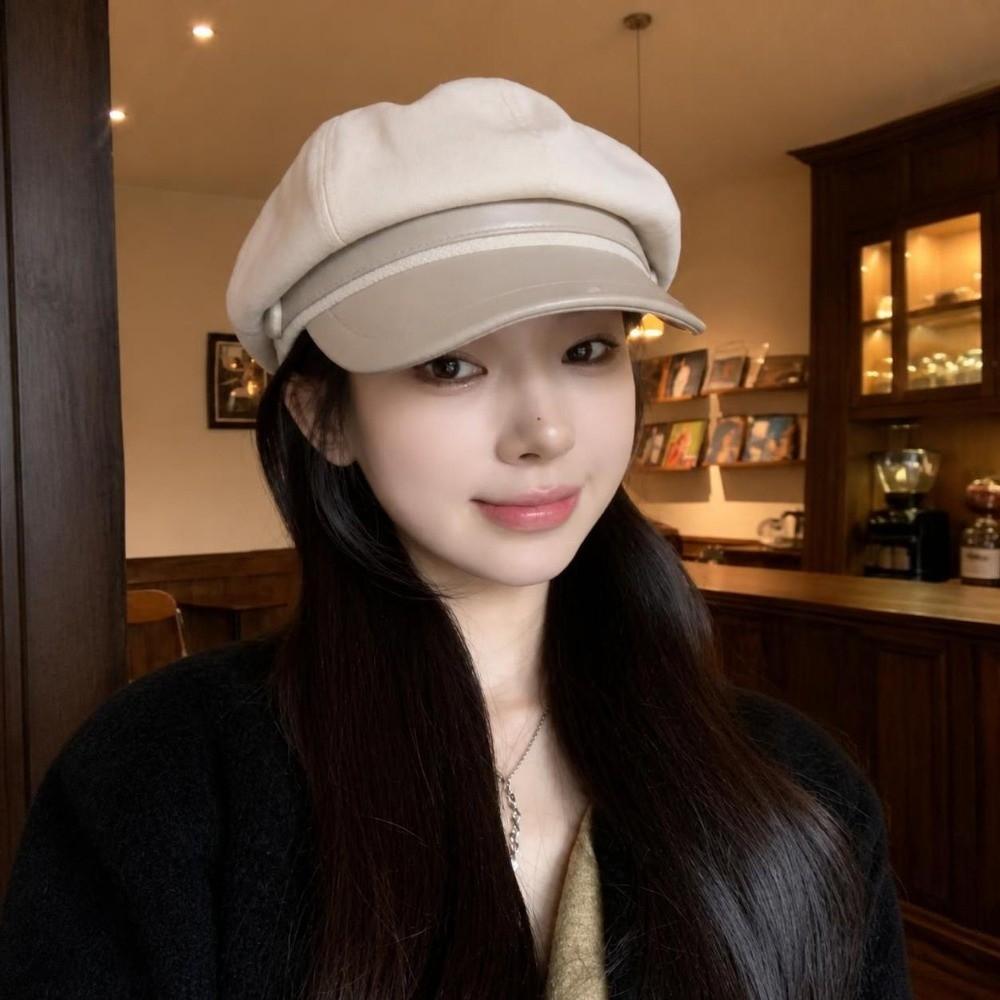 Breathable Winter Beret Hat Windproof Pumpkin Hat New Newsboy Cap Spring Autumn