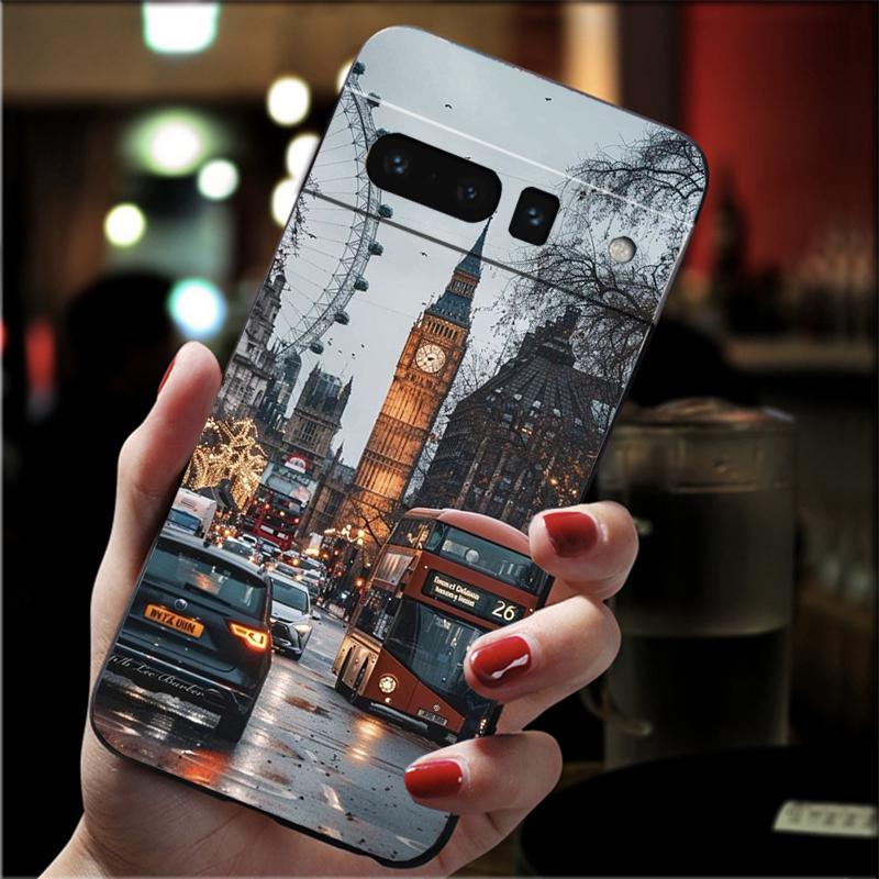 

London aesthetics Carcasa Funda Phone Case For Google Pixel 10 9 Pro XL 9A 8 7 6 Pro Pixel 8A 7A 6A Pixel 8 7 6 5 Case Google Pixel 8 Pro