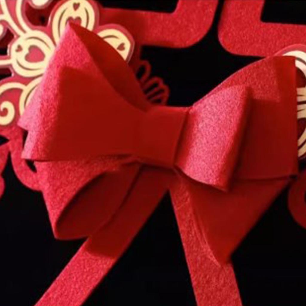 Chinese Wedding Sticker Romantic Exquisite Double Happiness Sticker Decoration for Entrance Door