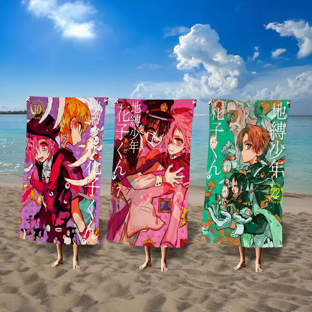 Anime Toilet Bound Hanako Kun Microfiber Printed Beach Towel Mountain Climbing Yoga Beach Swimming Running Absorbent Soft Towel