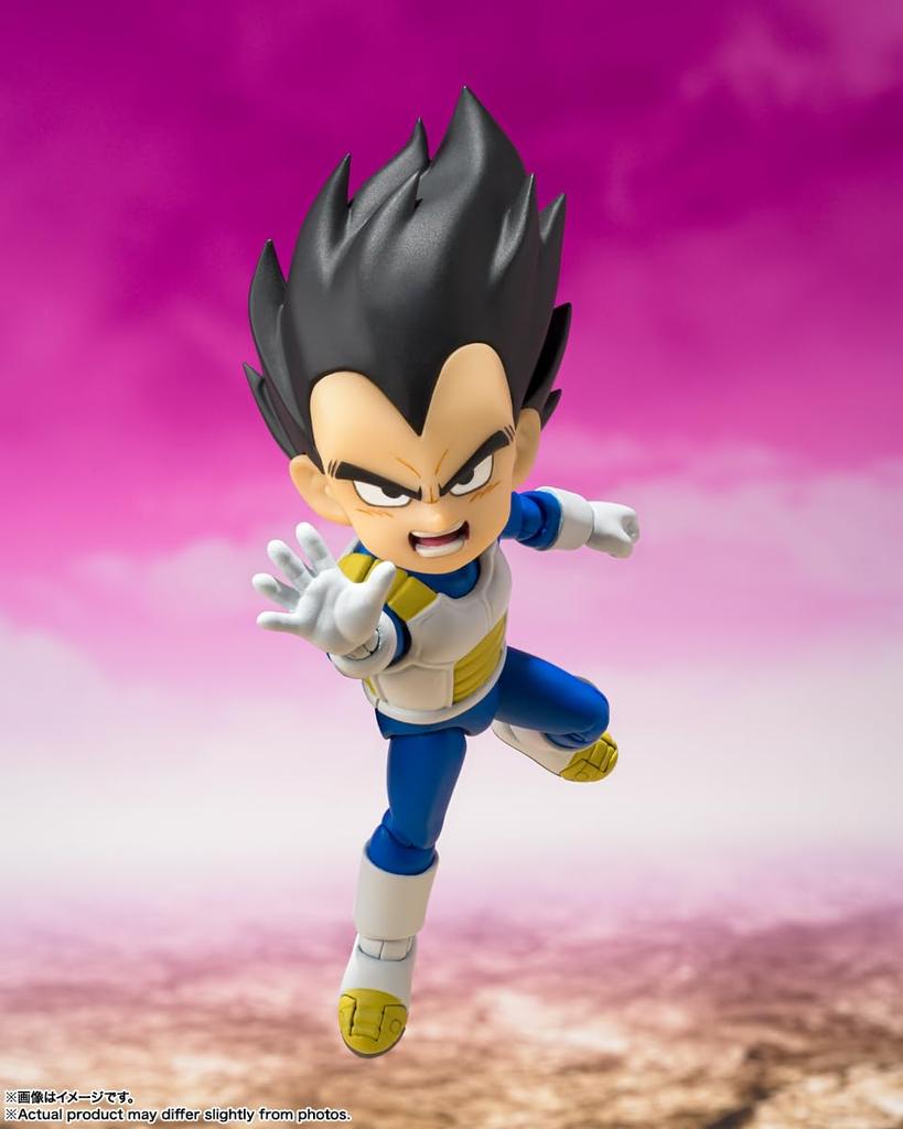TAMASHII NATIONS Dragon Ball DAIMA Vegeta 70mm PVC ABC Painted Movable Figure S.H.Figuarts (Mini) -DAIMA- Approx. &