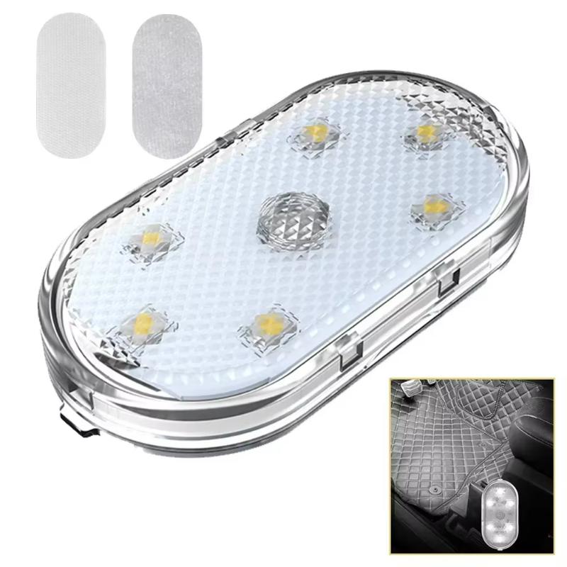 Touch Light Hand Car Roof Magic Stickers Lamp Indoor Car Lighting Night Reading Light Reading Lamp Car Interior Lights