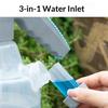 3L Pumpsprüher Kunststoff Nachfüllbare Wassersprühflasche Handsprühflasche mit Messbecher Verstellbare Düse für Gartenarbeit Reinigung Bewässerung