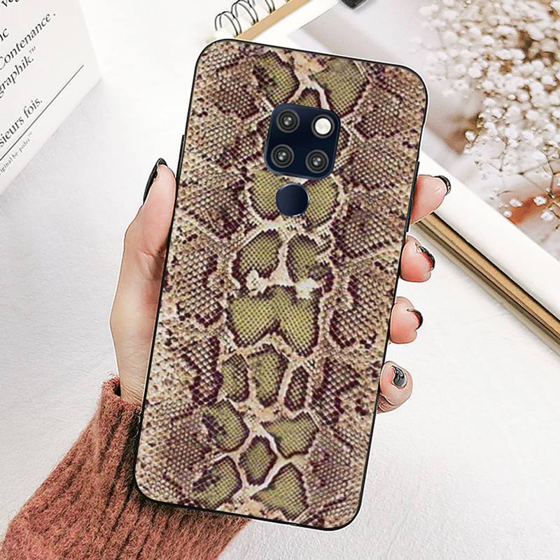 

Чехол для телефона из змеиной кожи для Huawei Mate 20 10 9 40 30 lite pro X Nova 2 3i 7se Mate 10lite