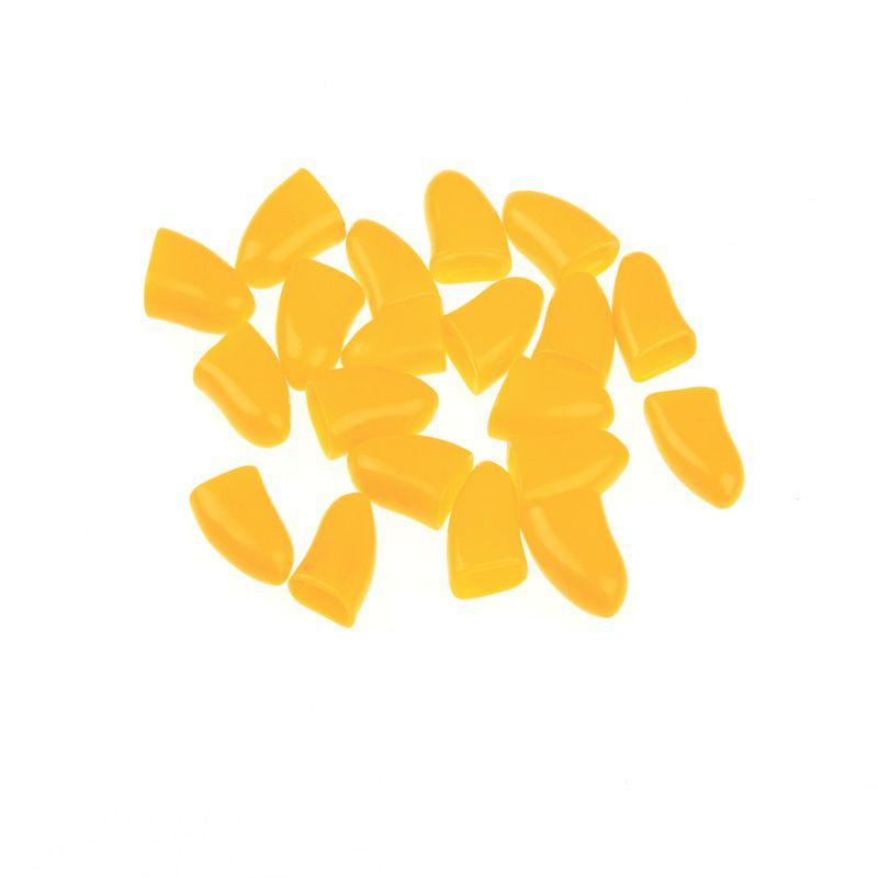 Pet 20pcs Dog Cat Nail Caps Pu Wrap Claw Paws Protect Clean Cute Safe Send Glue