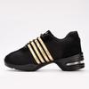 Modern Dance Shoes Mesh Square Shoes For Women Jazz Dancing Sports Shoes Breathable Fitness Sneakers Canvas Shoes