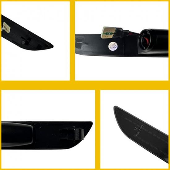 2X Rear Side Marker LED Light Mustang Ford 2015-22 Widebody Lens White IP67