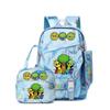 Rhythm Box Sprunki Cartoon Backpack Campus Male and Female Versatile Student Large Capacity School Bag Three-piece Set L