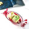 Multipurpose Large Glass Serving Tray Colorful Candy Shape Platter for Fruits Nut Cookie Snacks Christmas Decoration