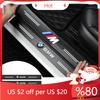 MAKKG1 New 2025 Car Interior Door Sill Strip Carbon Anti-Scratch Protector Sticker For BMW E46 E90 E60 F30 F10 E39 E36 F20 E87 E90 G30