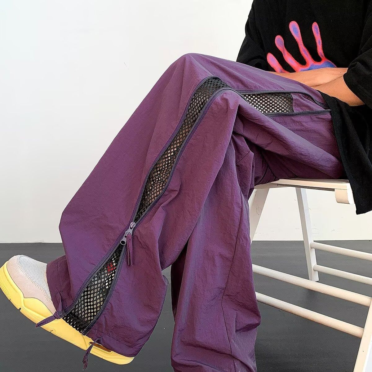 

Женские летние быстросохнущие брюки для активного отдыха в американском стиле - Свободные брюки-карго спортивные парашютистские с сетчатыми вставками, дышащие повседневные брюки прямого кроя XL