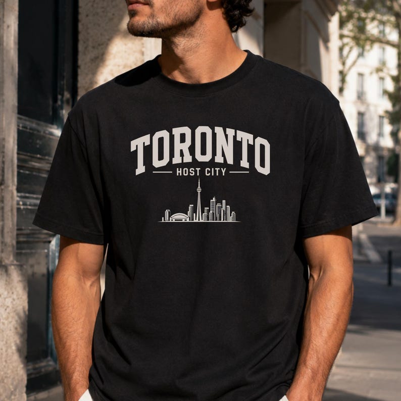 Toronto Host City Shirt, Toronto Canada Tee, Skyline T Shirt, Travel Souvenir Gift, Canadian Pride Shirt, City Lover Tee, Canada 2026 S