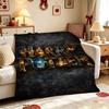 Hogwarts Magical Adventure Theme Printed Blanket Thick Warm Throw Blanket For Living Room Bedroom Study Home Decor Christmas Gift