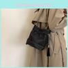 2023 New Retro Stylish Black Portable Women's Bucket Bag With High-end Feel