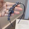 Fascia per Capelli Fatina di Cristallo Barocca da Donna Raffinata Strass Pietra Fiorita Accessori per Capelli Principessa Copricapo Nuziale con Diamanti