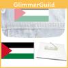 Gaza Palestine Flag Brooch Pin Acrylic Badge Clothes Accessories Gift Souvenir