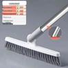 Multifunctional Long Handle Gap Brush & Tile Floor Squeegee