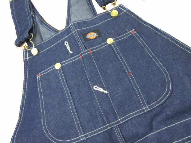 Dickies Overalls 83294 Indigo Blue DENIM Workwear Waist Length 83-294 (Size 36, 32, 36)
