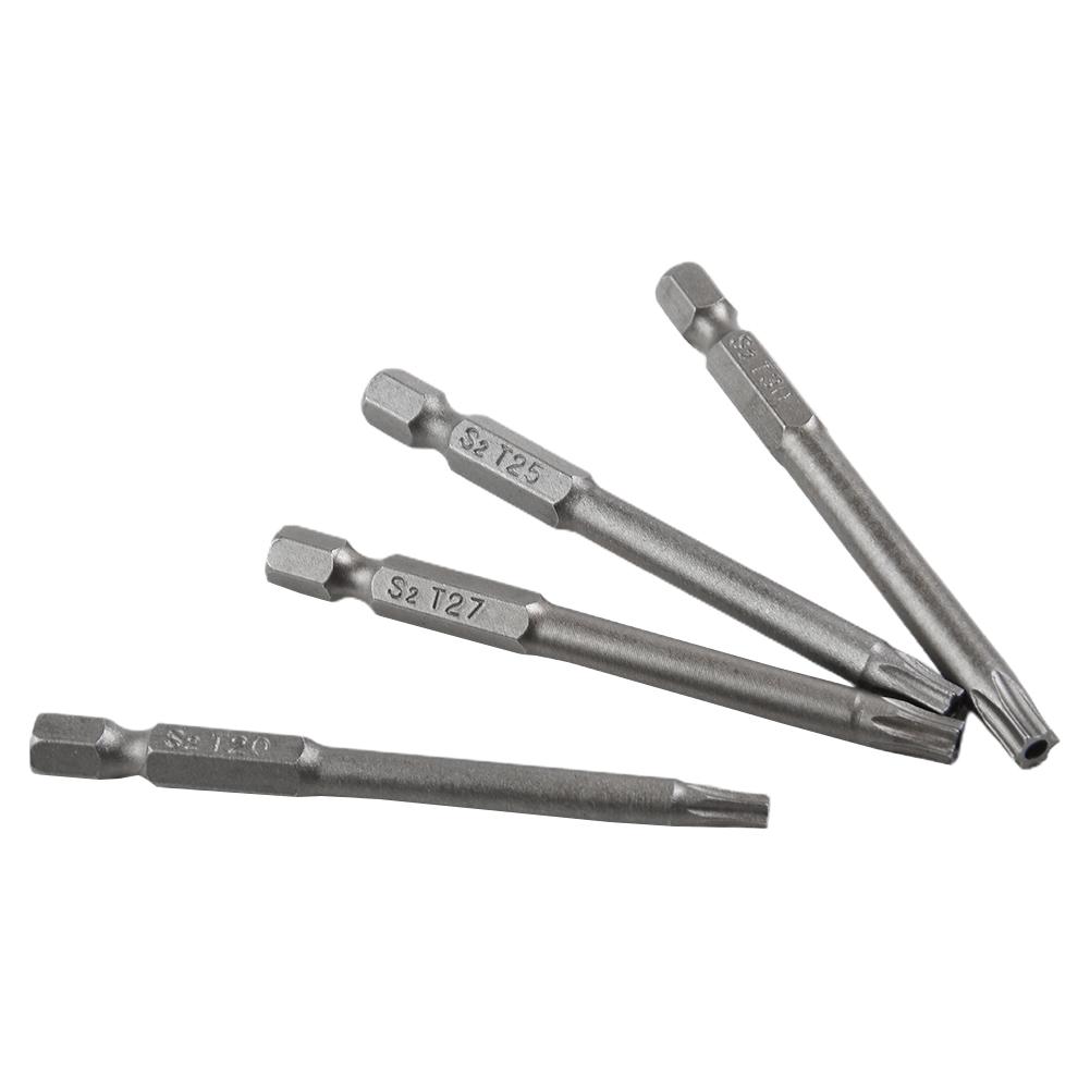 11pcs Torx Screwdriver Bit Set Hex Security Head 75MM Extra Long Magnetic Security Screwdriver Set Hand Tool