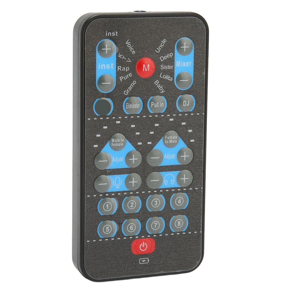 Mini Voice Changer Support Multi Languages Sound Card Voice Changer with 8 Sound Effects for Mobile 