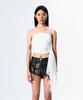 Adverse Chiffon Draping Corset (White)