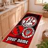 FC Köln Personalisierbare Name Küchenbodenmatte leicht zu reinigen und abwischbar Geeignet für Küchen Wohnzimmer und Eingangsbereiche—ein perfec