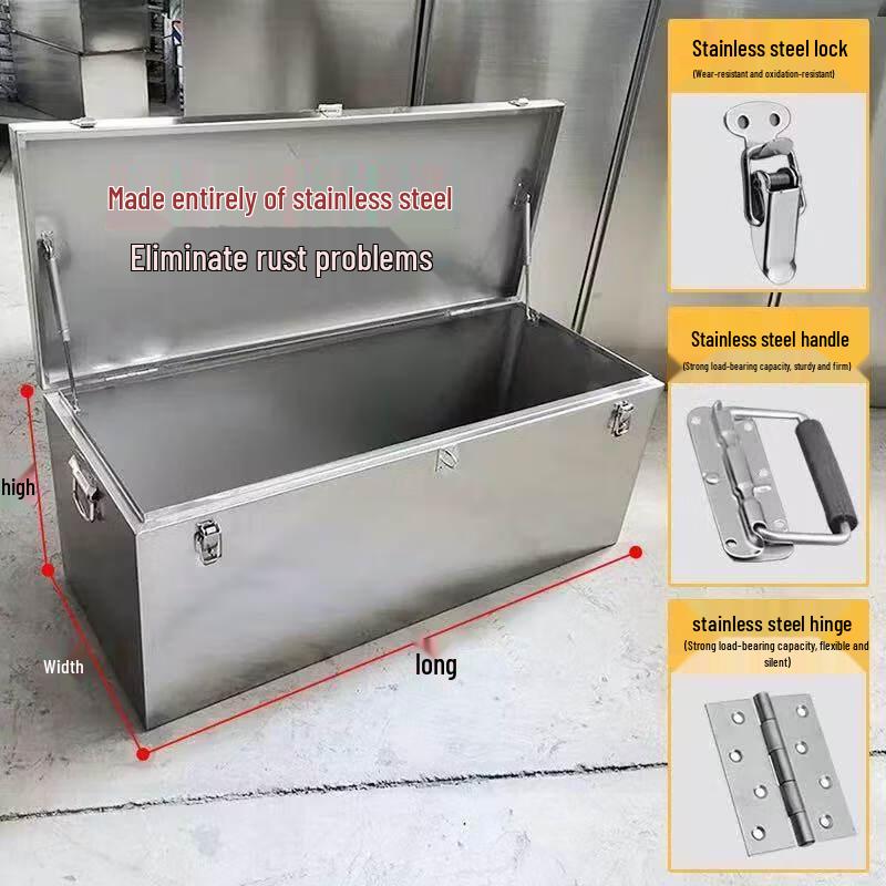 Jiemengzhe Robustní vodotěsný nerezový box na nářadí