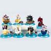 8 pièces One Piece anime Bateau Pirate Tendance Boîte Aveugle Boîte Mystère Ornements Kawaii Figurines Décoration d'Intérieur Bureau